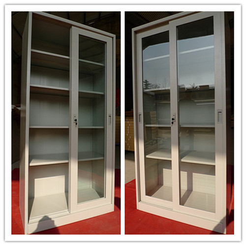 धातु का कांच कैबिनेट