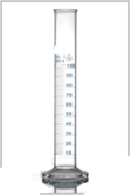 Measuring Cylinders, with spout & Round Base Class A DIN 12680, ISO 4788