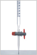 Burette with Straight Bore PTFE Key stopcock