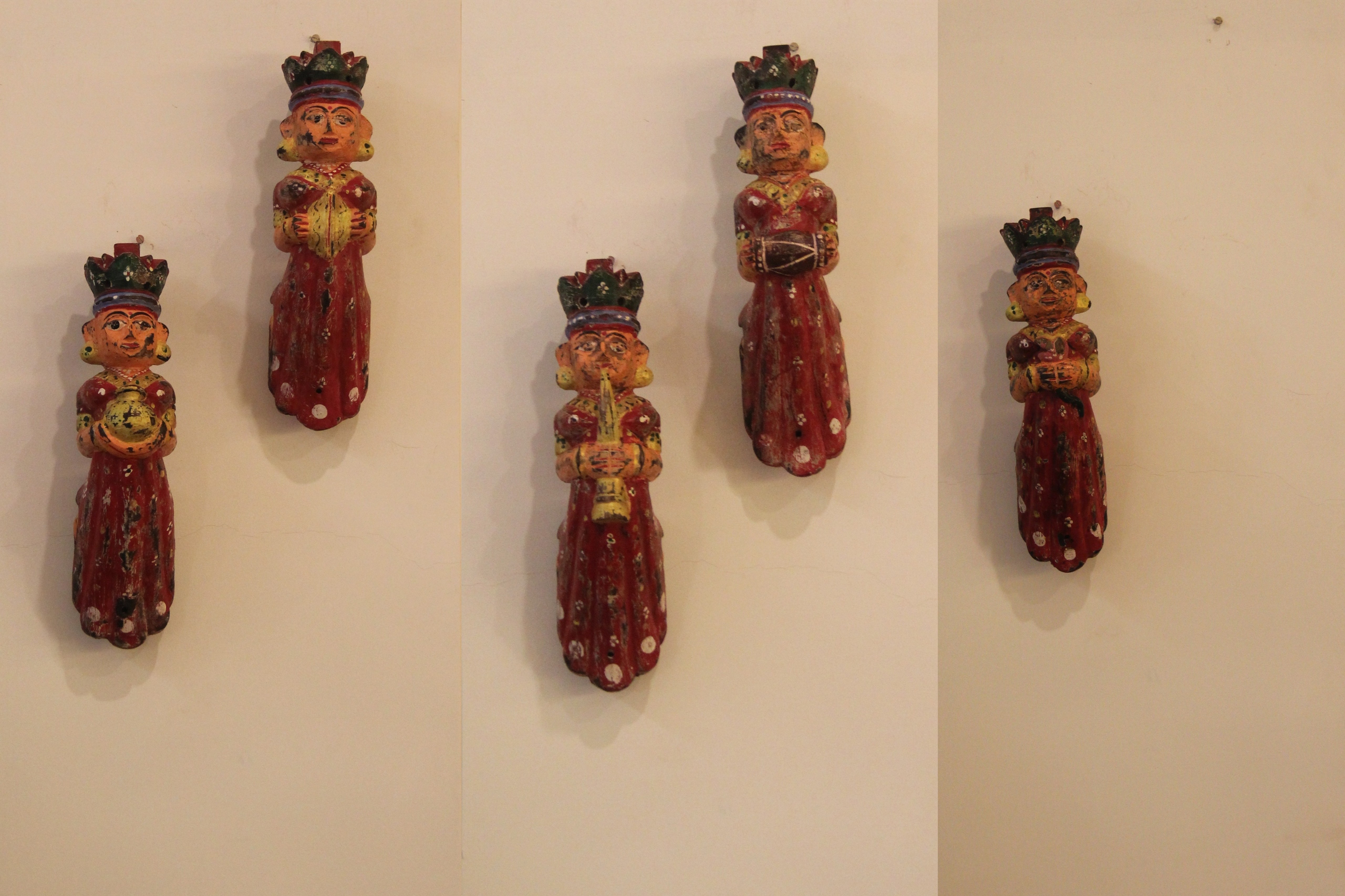 Wooden Musical Lady Figure