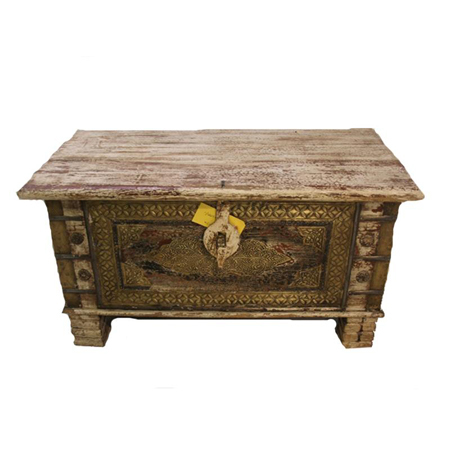 Wooden Rustic Look Trunk Box