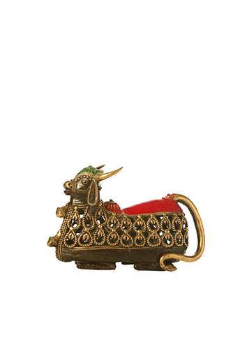 Bronze Bastar Art - Cutwork Nandi