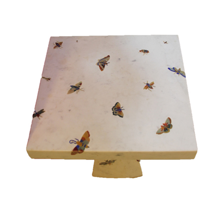 Marble Inlay Table Stand