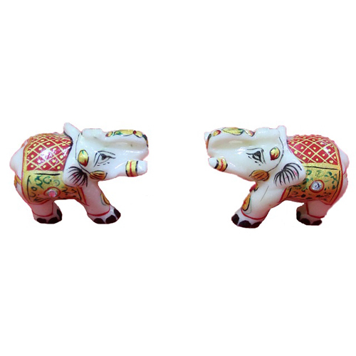 Marble Decorative Elephants