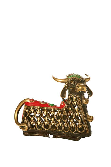 Bronze Bastar Art - Cutwork Nandi