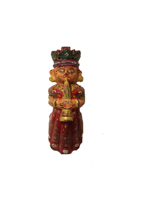 Wooden Musical Lady Figure
