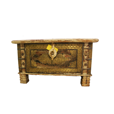 Wooden Rustic Look Trunk Box