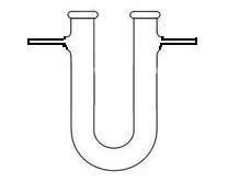 बोरोसिलिकेट ग्लास कैल्शियम क्लोराइड ट्यूब