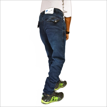 Cotton Lycra Denim - Slim Semi Narrow Fit, Dark Blue & Grey Black Shades, Perfect for Year-Round Style