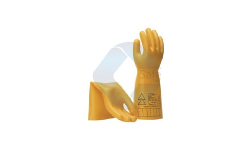 Electrical Hand Gloves - Compounded Rubber, 5 KV to 33 KV | 100% Shock Proof, Tear Resistance, Skin Friendly, Smooth Finish
