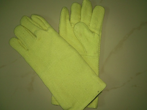 Kevlar Hand Gloves Temperature Range: 850 Celsius (Oc)