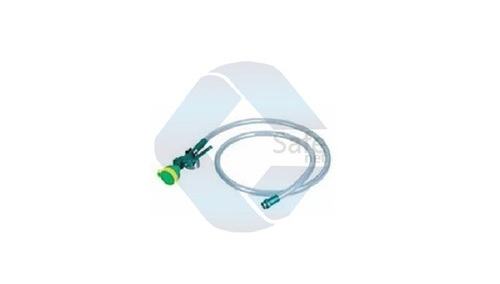 Eyewash and Drench Hose Unit - PVC Material, 6 Feet Long Hose Pipe , Automatic Activation with Water Pressure for Lab and Home Use