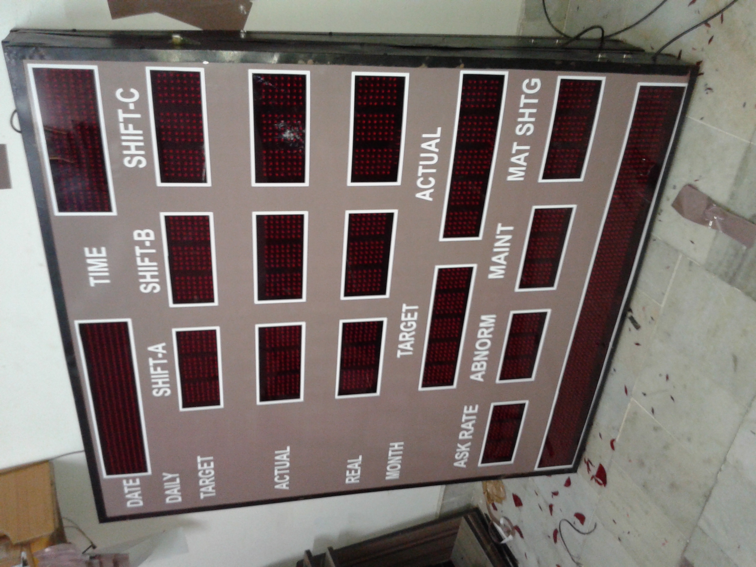Electronic Score Board