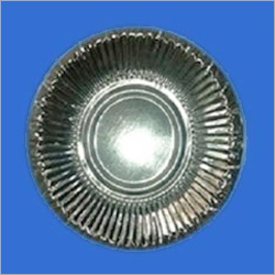Silver Wrinkled Paper Plates
