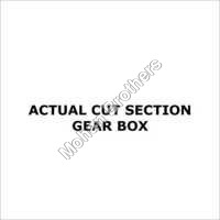 पॉलिश सेक्शन मॉडल गियर बॉक्स