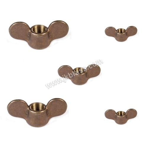 Forged Wing Nut - Metal, Standard Length, Multiple Sizes Available | Corrosion Protection, Forged Heat Treatment, Polished Surface Finish