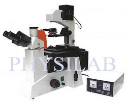 Inverted Fluorescence Microscopes - Aluminium, 220-240 Volt | Compact Design, Wide Field Eyepieces, Long Working Distance Objectives, Phase Contrast Unit, Ideal for Biological Research