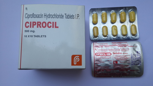 सिप्रोफ्लोक्सासिन हाइड्रोक्लोराइड टैबलेट आईपी