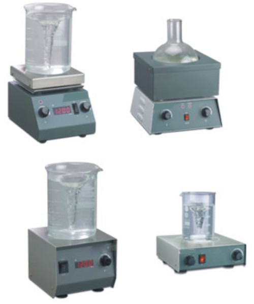 Magnetic Stirrers - Stainless Steel Top, 500ml-10L Capacity | Compact Models, PMDC Motor, Stepless Speed Control, High Torque, PTFE Coated Paddle