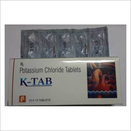 Potassium Chloride Tablets - 99% Pure Medicine Grade | Dry Storage, General Drug Formulation