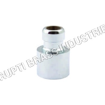 Brass Sanitary Nipple - Male Connection, Round Shape, 1-10mm Thickness | Durable Brass and Composite Material