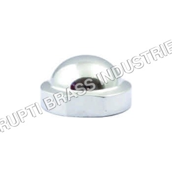 Brass Dome Nut - Female Connection, Round Shape | ASTM Standard, Durable Brass Material