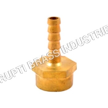 Brass Nipple - Male Connection, Hexagon Shape | ASTM Standard, Durable Brass Material