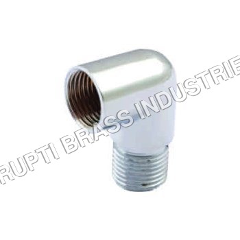 Brass Male Female Elbow - Polished Finish, High-Quality Brass Material, Durable Connection