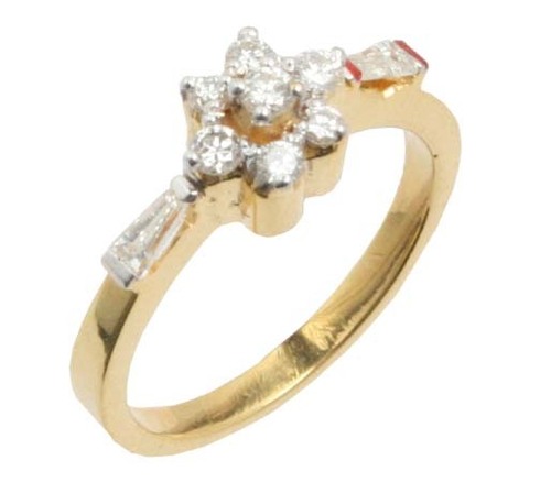 डायमंड गोल्ड इयररिंग्स ज्वेलरी