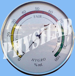 Silver Hair Hygrometer