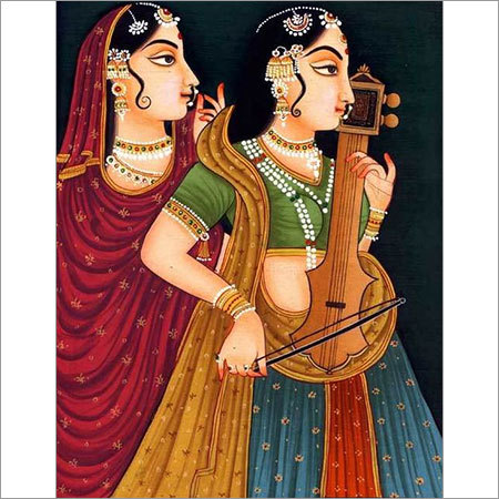 दो संगीतकारों की पेंटिंग