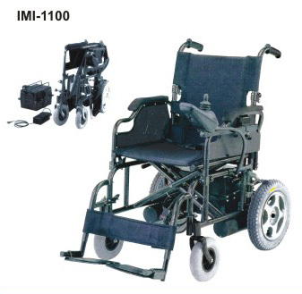 Commode Wheelchair - Chrome Plated Tubular Steel Frame, 45cm Leatherette Seat & Fixed Armrest - Solid Rear Wheels With Self Propelling Rings, Forward Push Safety Brakes