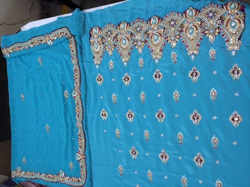 भारी बिना सिला ड्रेस सामग्री