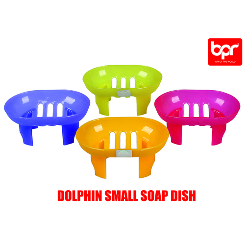 Plastic Soap Dish - Plastic, 2 Inch Height, Oval Shape, Available in 4 Colors | Rugged Design, Crack Resistant, Non-slippery Base