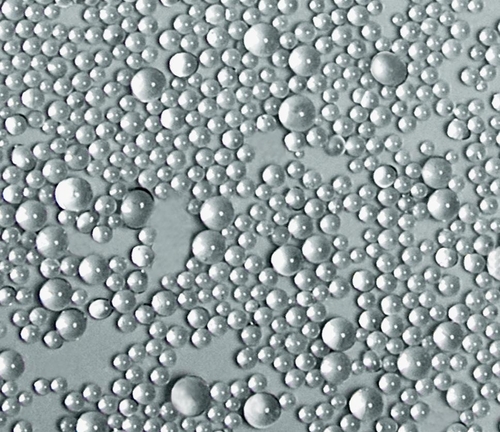 ग्लास बीड्स का घनत्व: कम