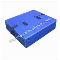 ब्लू मल्टी कलर पीपी कोरगेटेड बॉक्स