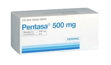 Pentasa 500mg  (Mesalamine) Tablets