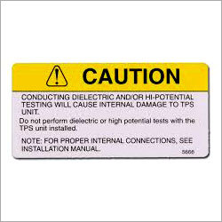 Caution Stickers