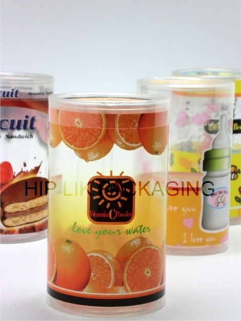 Cylindrical Plastic Packaging Tube - Pvc/pp/pet Material, 0.25-0.8 Mm Thickness, Custom Designs, Eco-friendly, Maximum Visibility For Premium Products