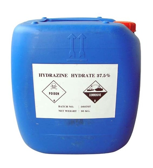 Hydrazine Hydrate - 100% Purity, Low Density Powder | Irregular Shape, Easy to Melt, Bitter Taste, Room Temperature Storage, pH Level 10