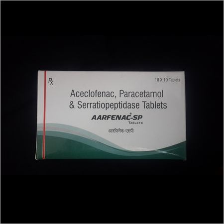 Aceclofenac Paracetamol Serratiopeptidase