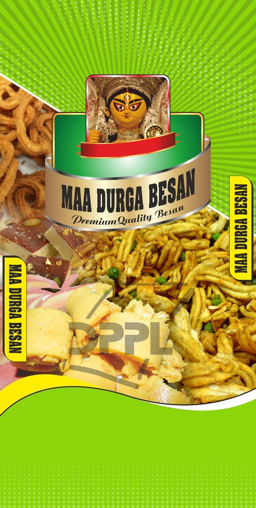 माँ दुर्गा और त्रिशूल बेसन 40 किलोग्राम बैग