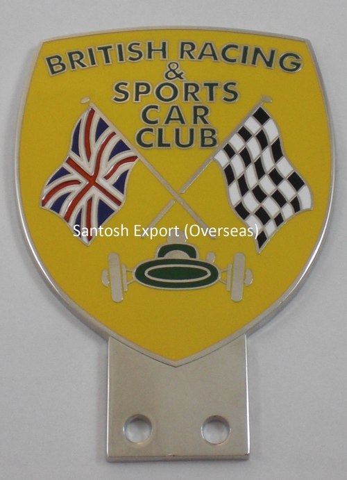 Car Emblem - Brass 50 mm, High Micron Nickel-Chrome Finish | High-Quality Rust Proof, Weight 35g, 3-5mm Thickness, Soft Enamel 2D/3D Options