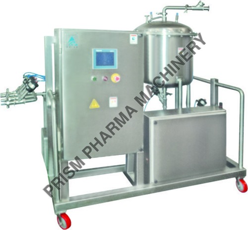 Skid Type Cip/wip Washing System - Stainless Steel, 30-400 Kg/hr Capacity, Silver Color | Automated Plc Control With Touch Display Hmi, Trolley Attached For Efficient Cleaning
