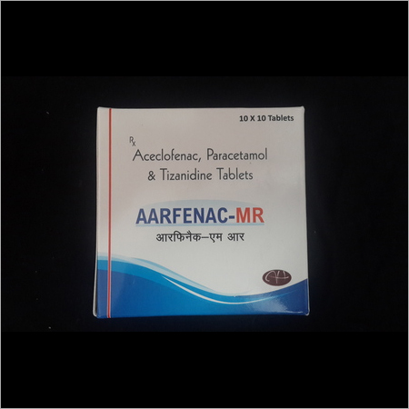 ऐसक्लोफेनेस, पैरासिटामोल और तिज़ानिडिन टैबलेट्स