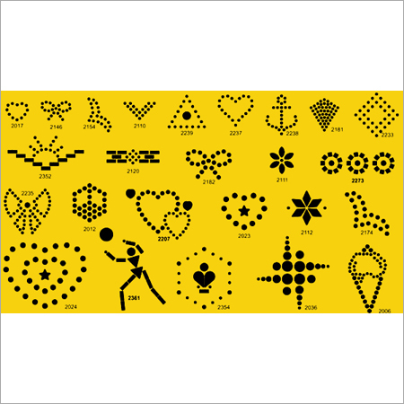 स्टड्स क्रिस्टल स्टिकर