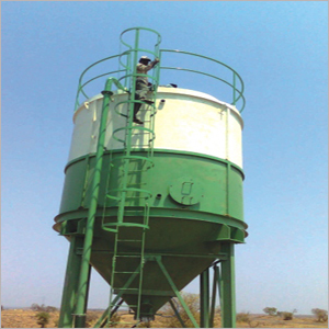 Silo For Concrete Batching Plant - Steel Material, Yellow Painted Finish | Replaceable Liners And Shovel, 220-440 Volt, 1 Year Warranty