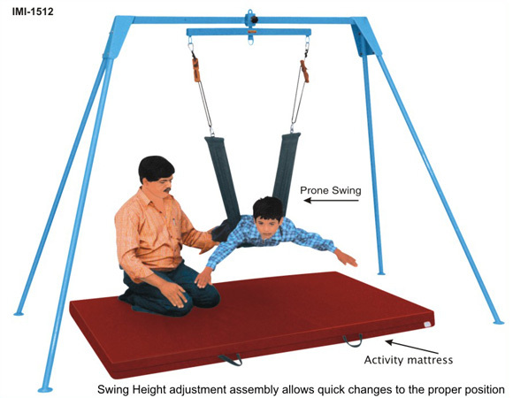 Activity Fun Gym - Hardwood Structure, Climbing Wall With 14 Handholds, Two Stationary & One Removable Ladder, Activity Mattresses, Oval-shaped Rungs | Muscle Development, Motor Skills, Coordination, Balance, Body Awareness, Cooperation Skills, Indoor Fun