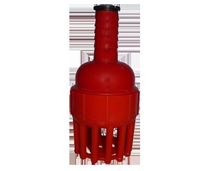Red Plastic Foot Valves