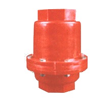 Red Plastic Foot Valves
